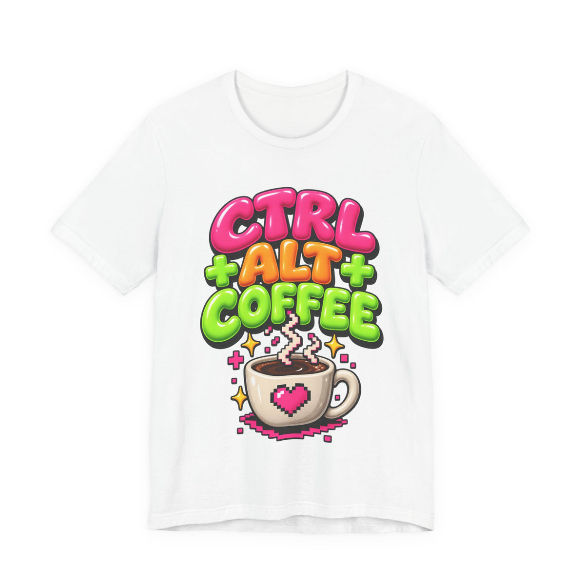 CTRL + ALT + COFFEE Funny Programmer T-Shirt