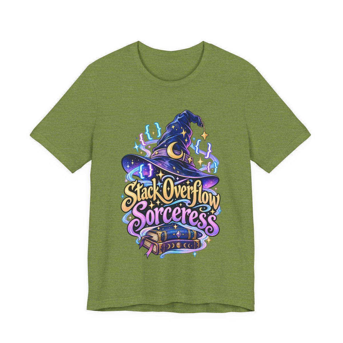 Stack Overflow Sorceress Funny Programmer T-Shirt