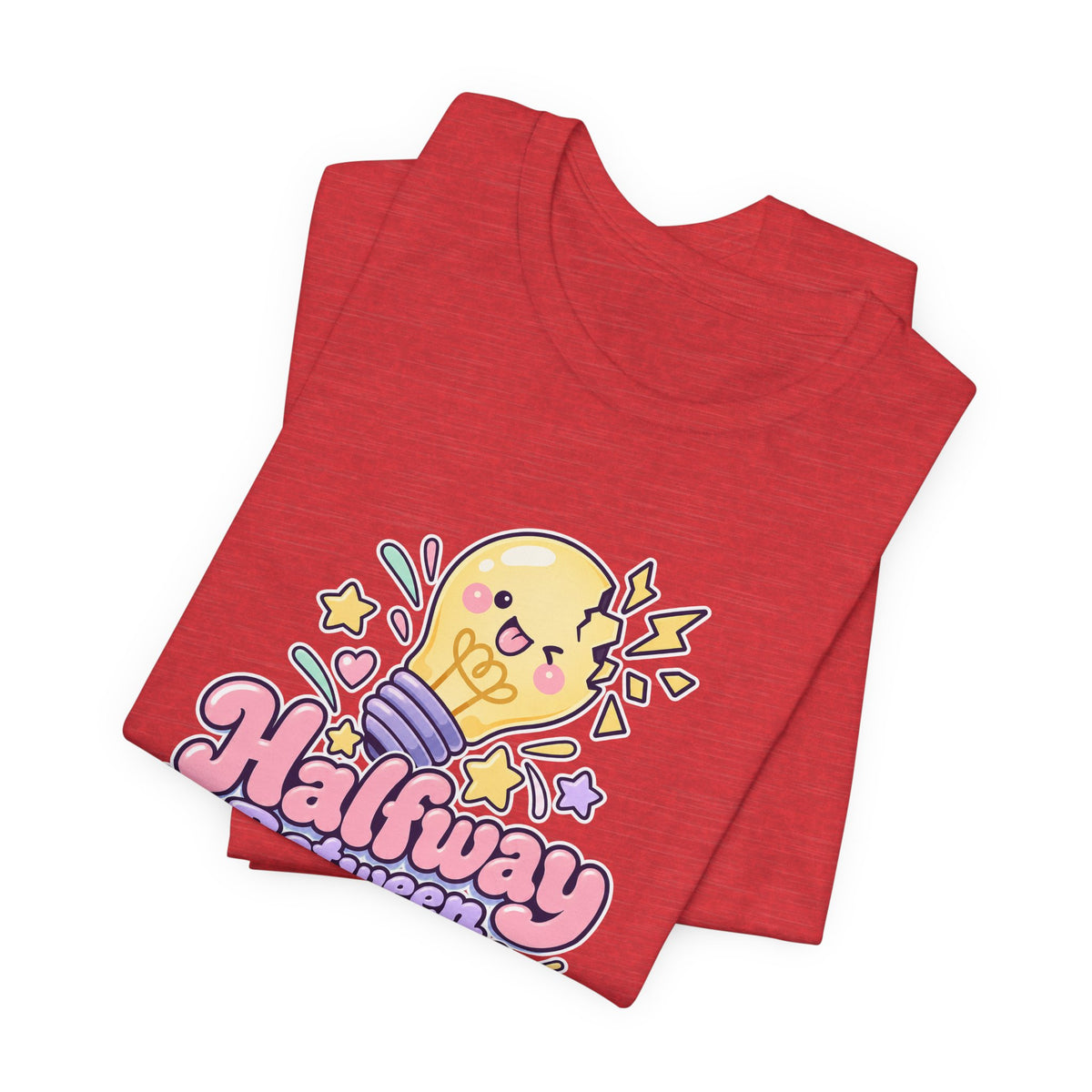 Halfway Between Genius and Disaster Funny Creative T-Shirt