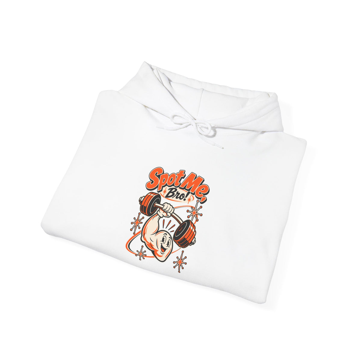 Spot Me, Bro! Funny Fitness Hoodie