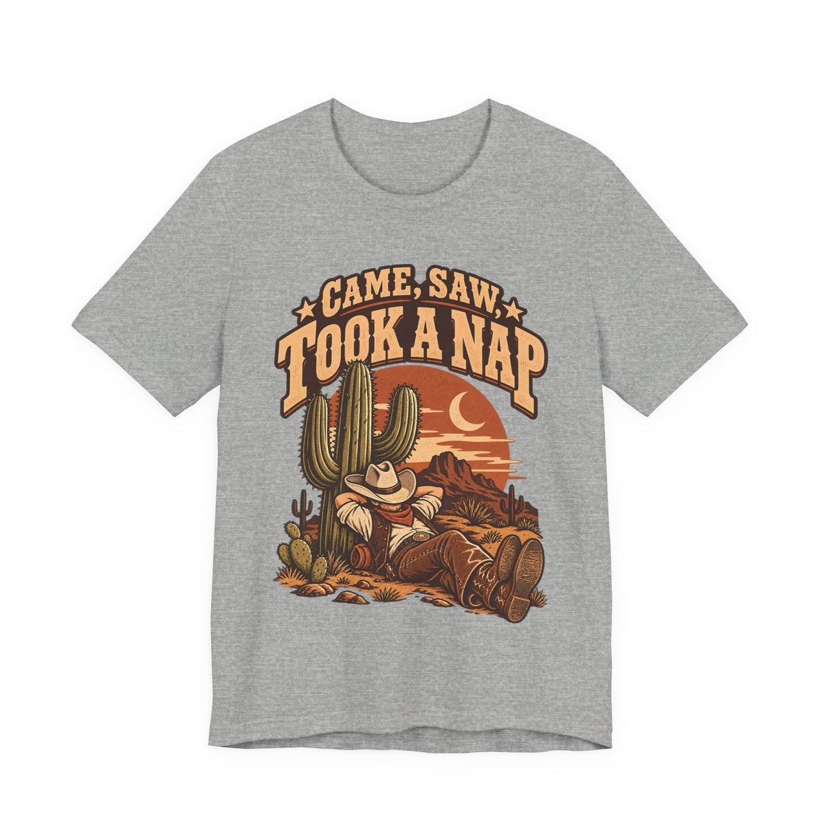 Came, Saw, Took A Nap Funny Self-Deprecating T-Shirt