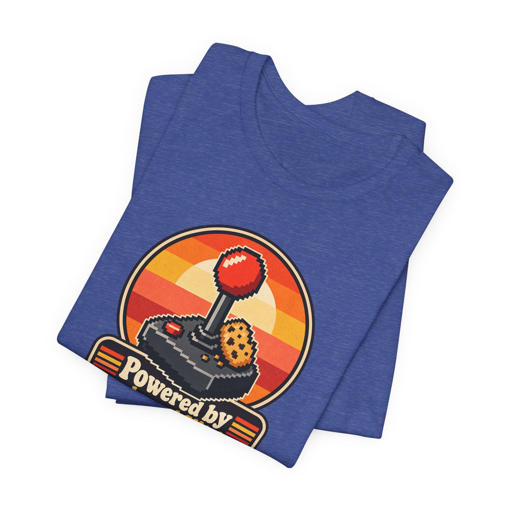 Powered by Snacks and Glitches Funny Gamer T-Shirt