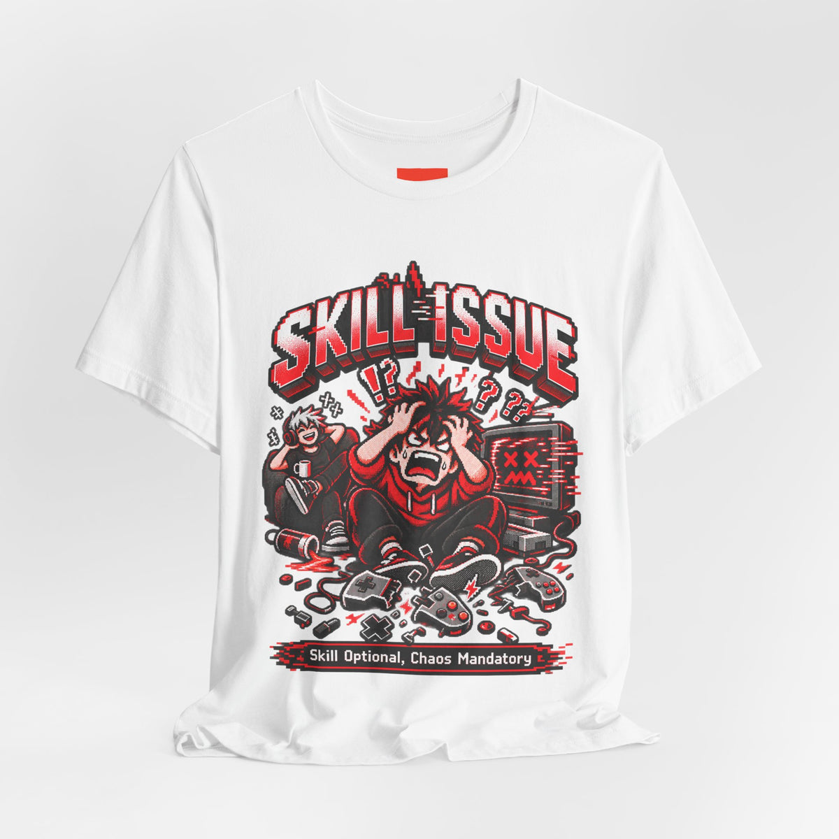 Skill Optional, Chaos Mandatory Funny Gamer T-Shirt