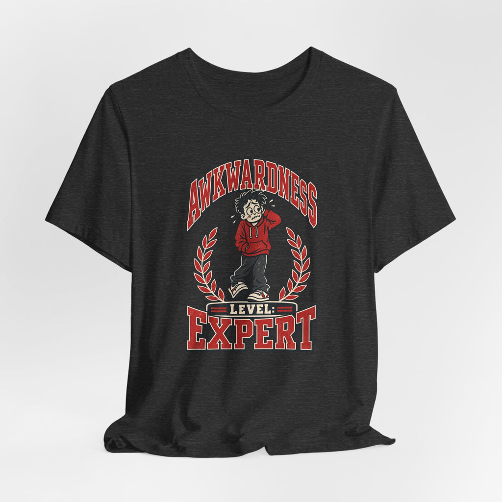 Awkwardness Level: Expert Funny Introvert T-Shirt