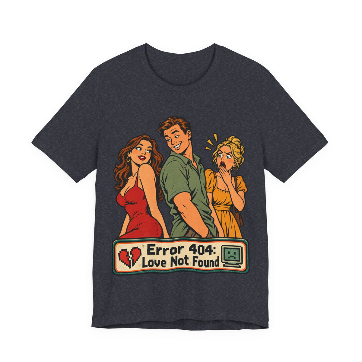 Error 404: Love Not Found Funny Programmer T-Shirt