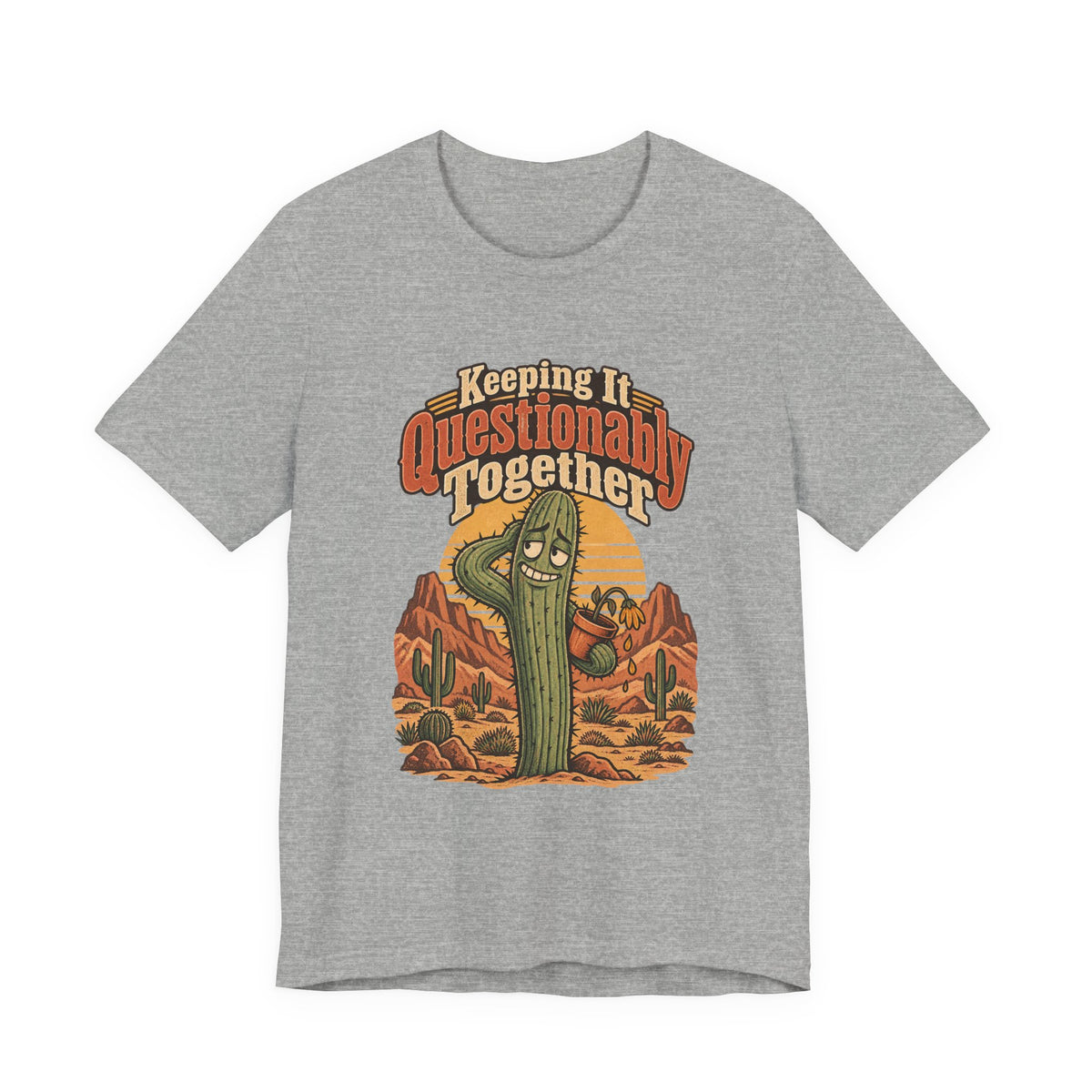 Keeping It Questionably Together Funny Western Ranch T-Shirt
