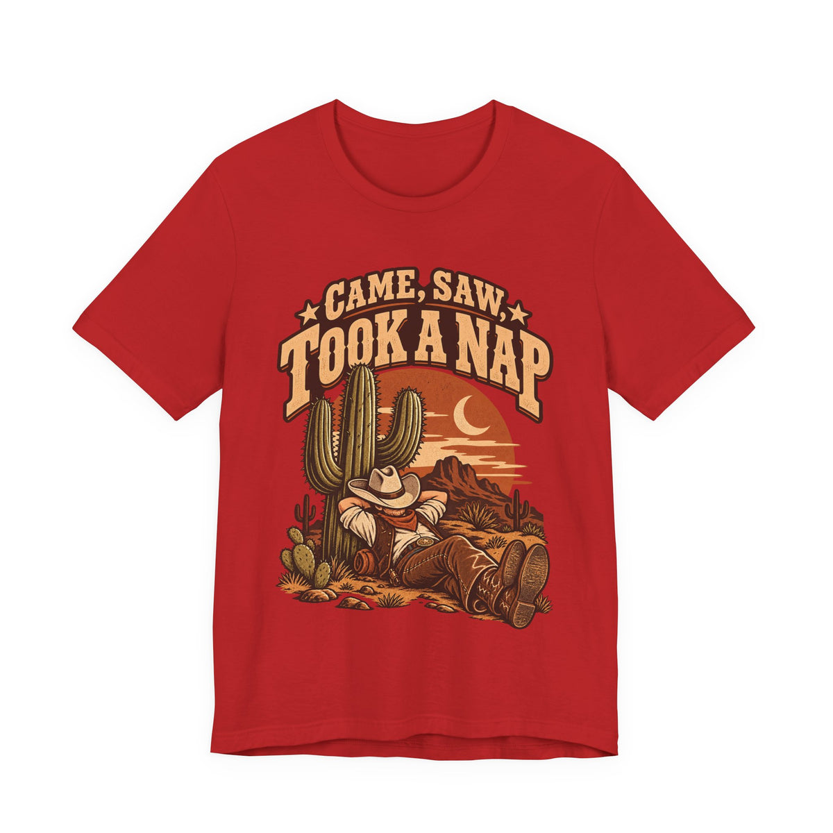 Came, Saw, Took A Nap Funny Self-Deprecating T-Shirt