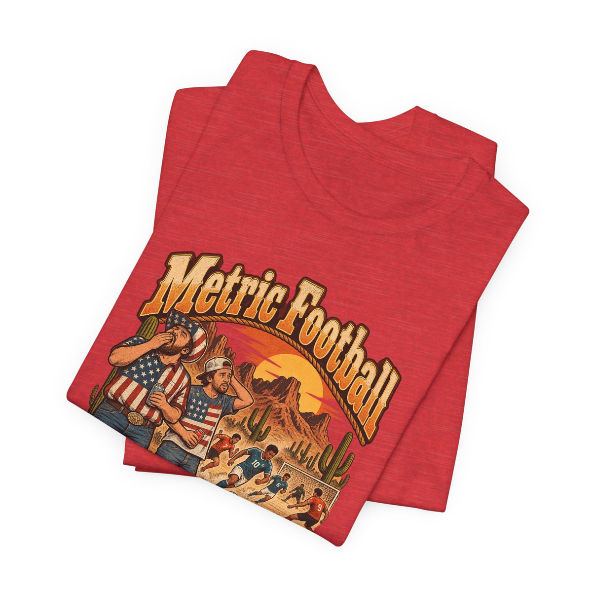 Metric Football Funny Western Ranch T-Shirt