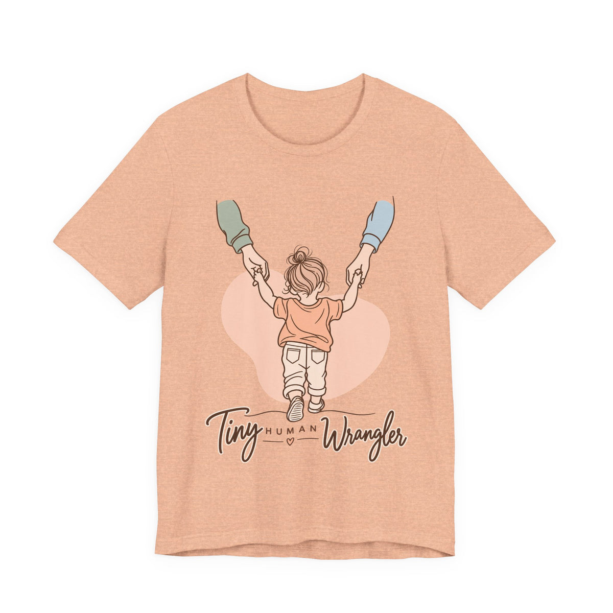 Tiny Human Wrangler Funny Parent T-Shirt