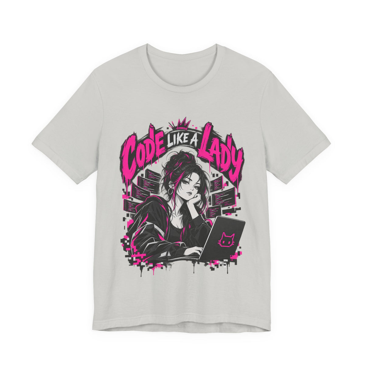 Code Like A Lady Funny Programmer T-Shirt