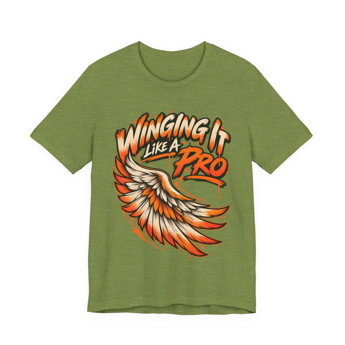 Winging It Like A Pro Funny Self-Deprecation T-Shirt