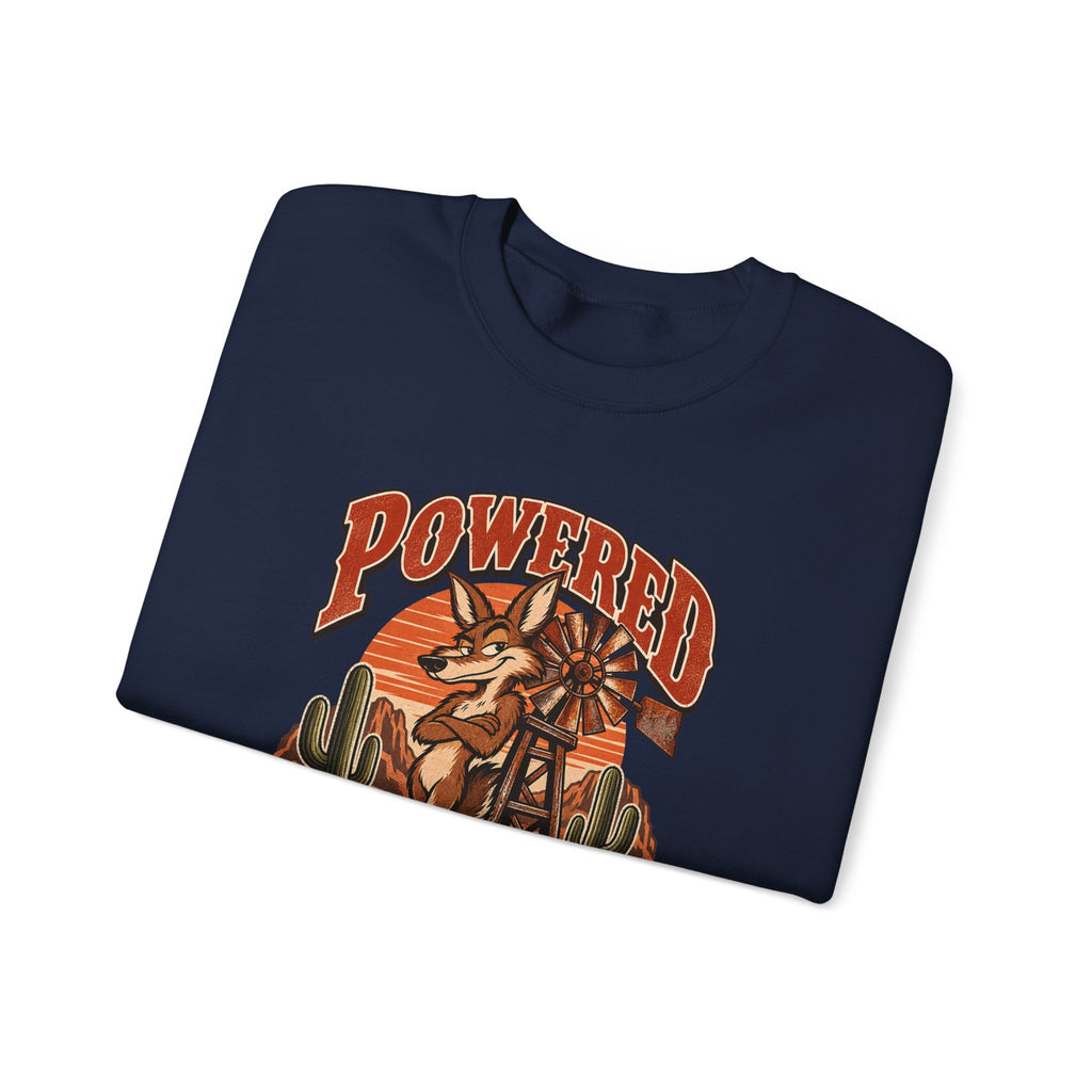 Powered By Passive Aggression Funny Western Ranch Sweatshirt