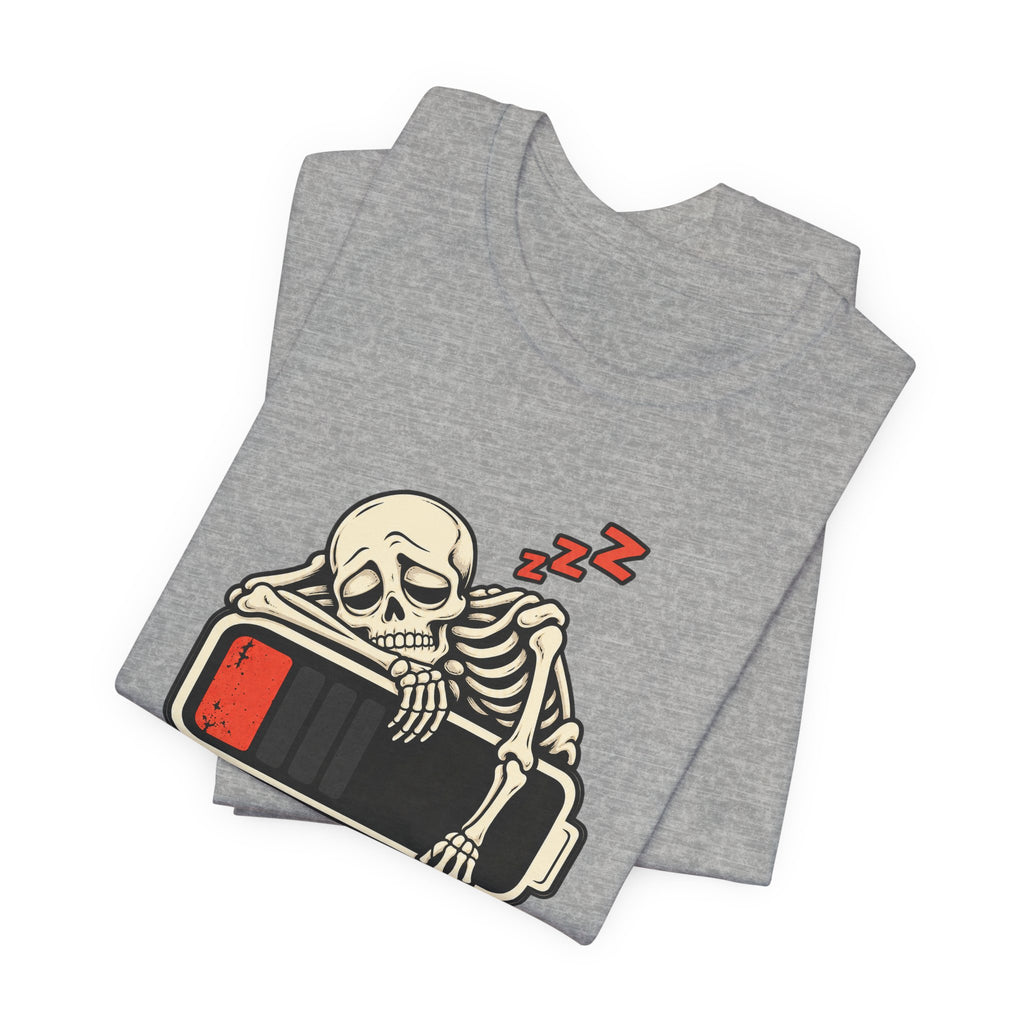 Low Battery, Mind Shutting Down Funny Self-Deprecating T-Shirt