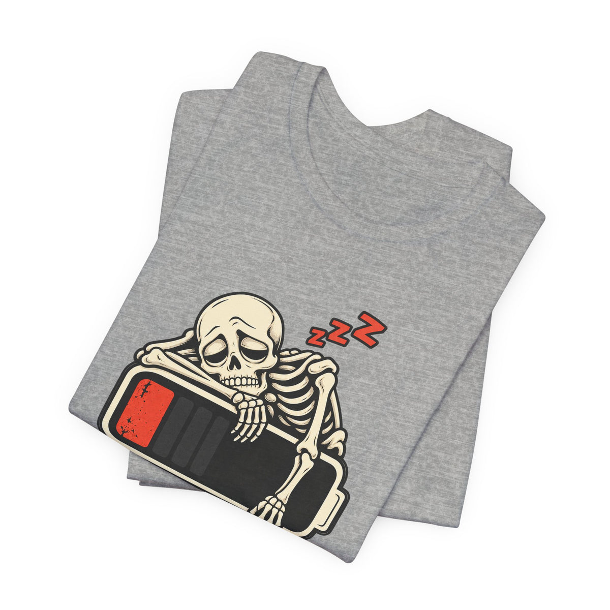 Low Battery, Mind Shutting Down Funny Self-Deprecating T-Shirt