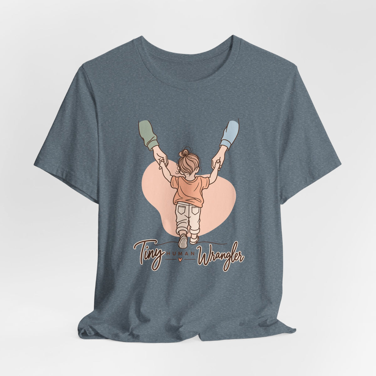Tiny Human Wrangler Funny Parent T-Shirt
