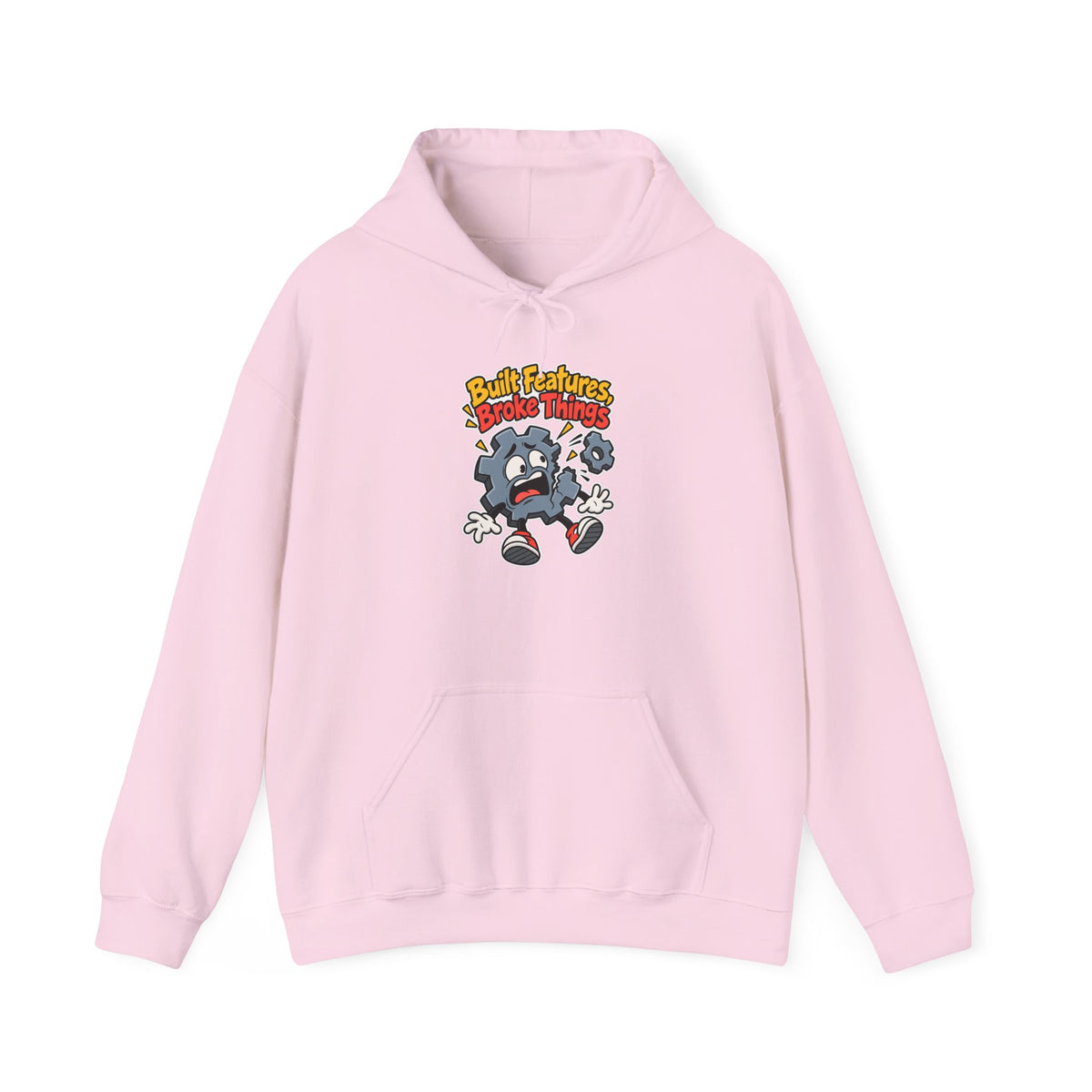 Built Features, Broke Things Funny Programmer Hoodie