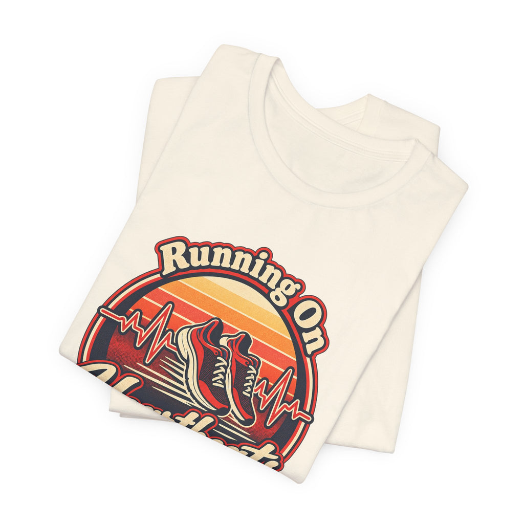 Running On Heartbeats and Hustle Funny Nurse T-Shirt