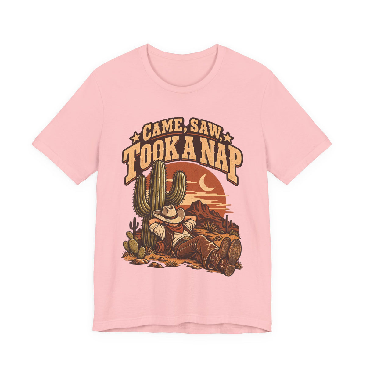 Came, Saw, Took A Nap Funny Self-Deprecating T-Shirt
