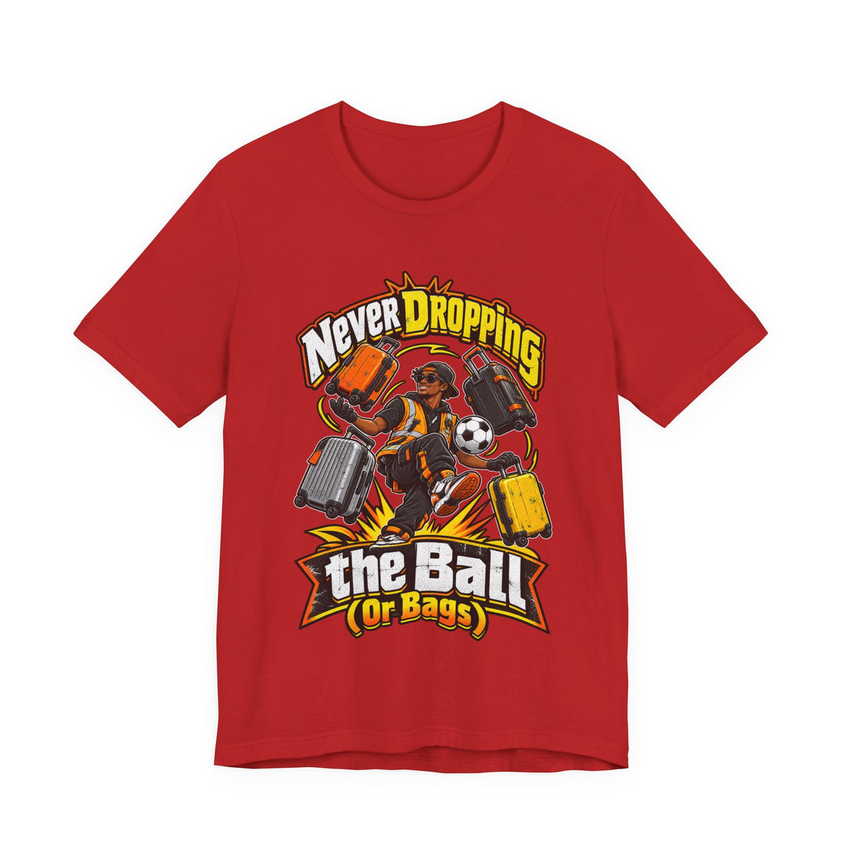 Never Dropping the Ball (Or Bags) Funny Baggage Handler T-Shirt