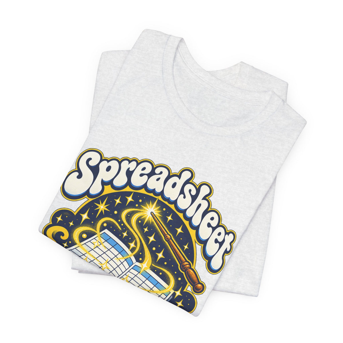 Spreadsheet Sorcery Unleashed Funny Office Humor T-Shirt