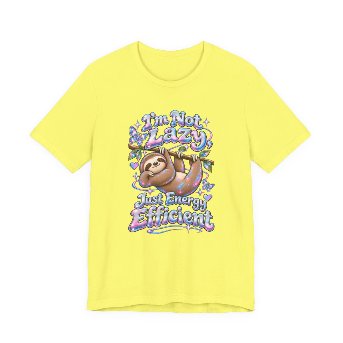 I'm Not Lazy, Just Energy Efficient Funny Casual T-Shirt