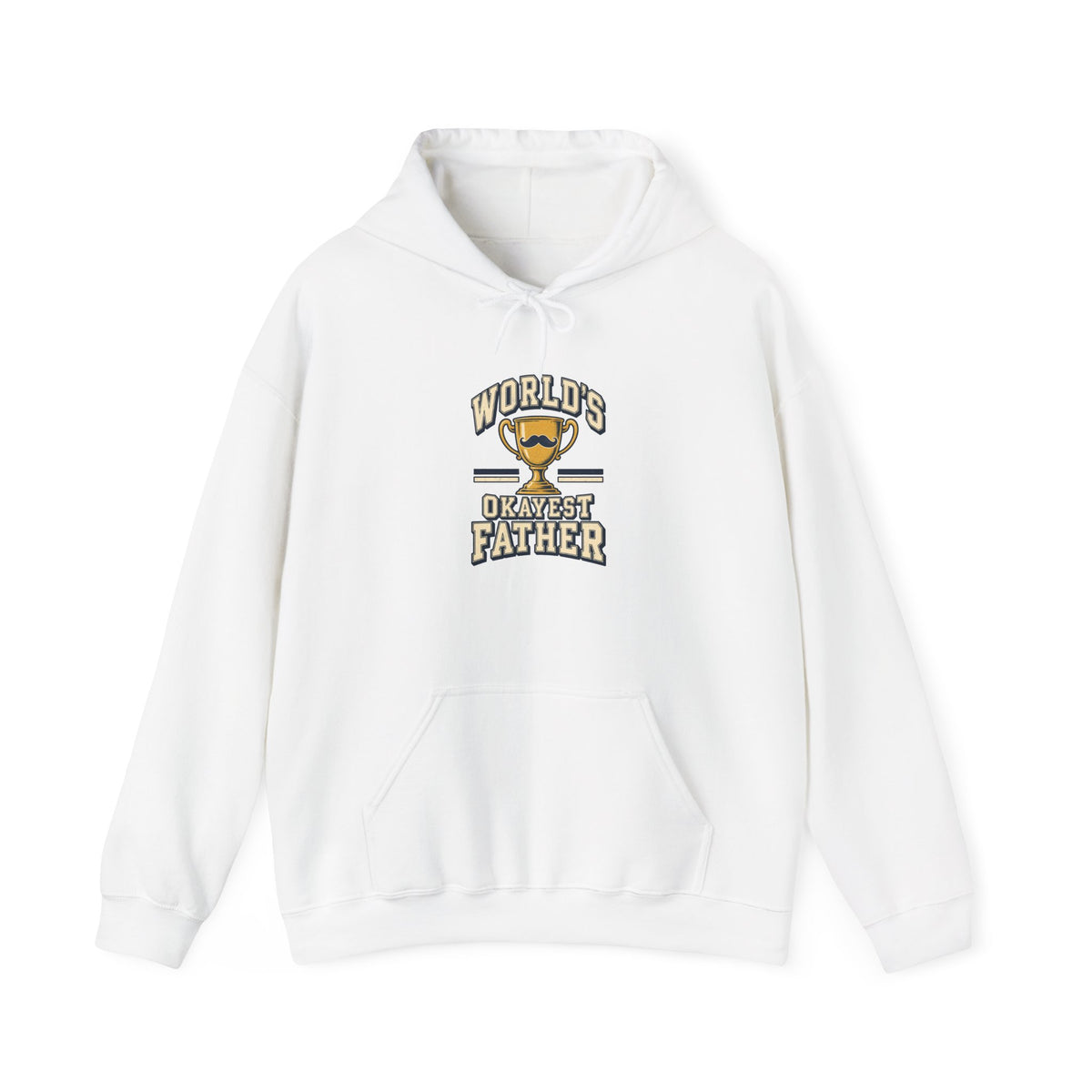 World's Okayest Father Funny Dad Hoodie