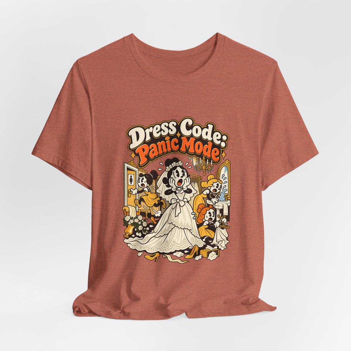 Dress Code: Panic Mode Funny Sarcastic T-Shirt