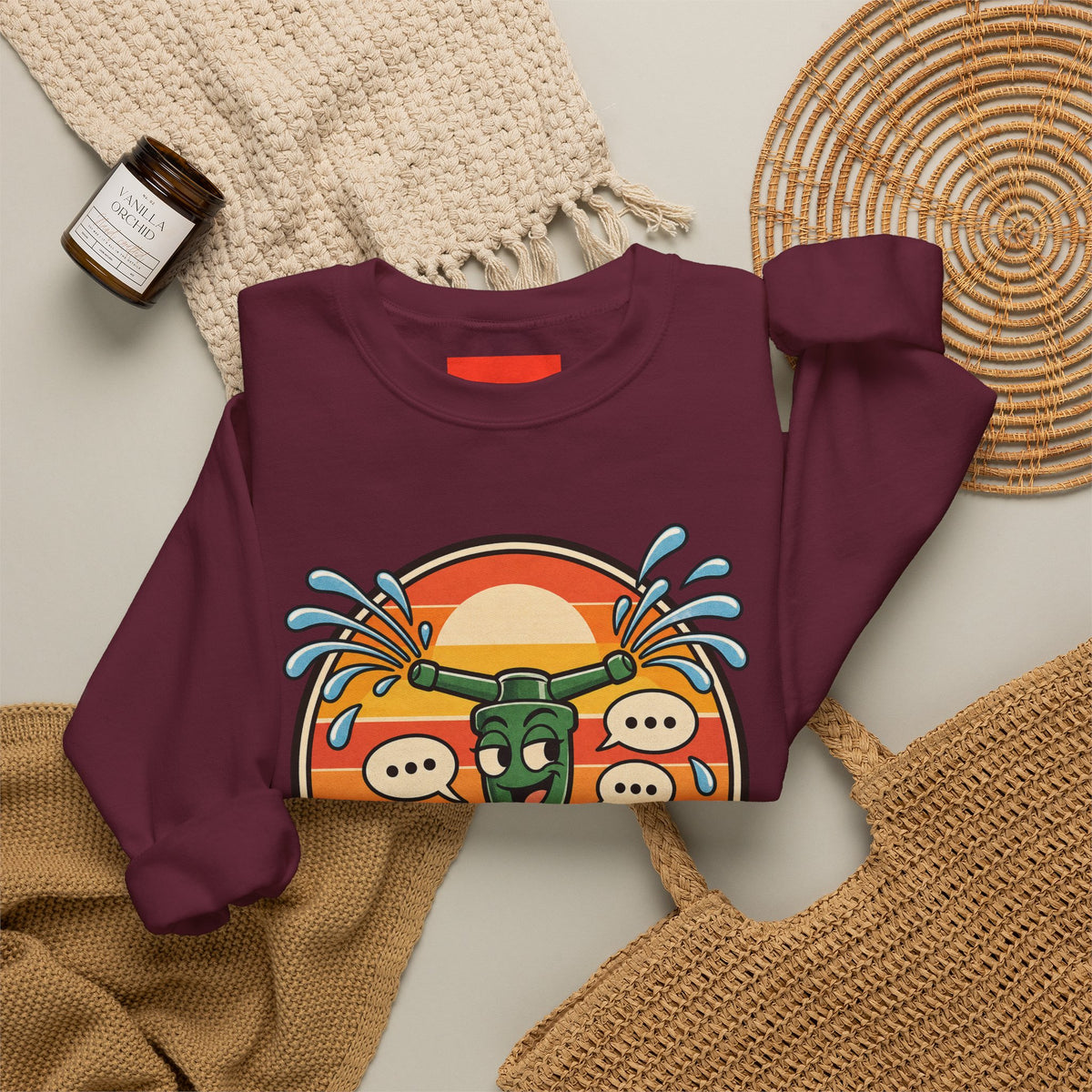 Fluent In Lawn Gossip Funny Gardening Sweatshirt