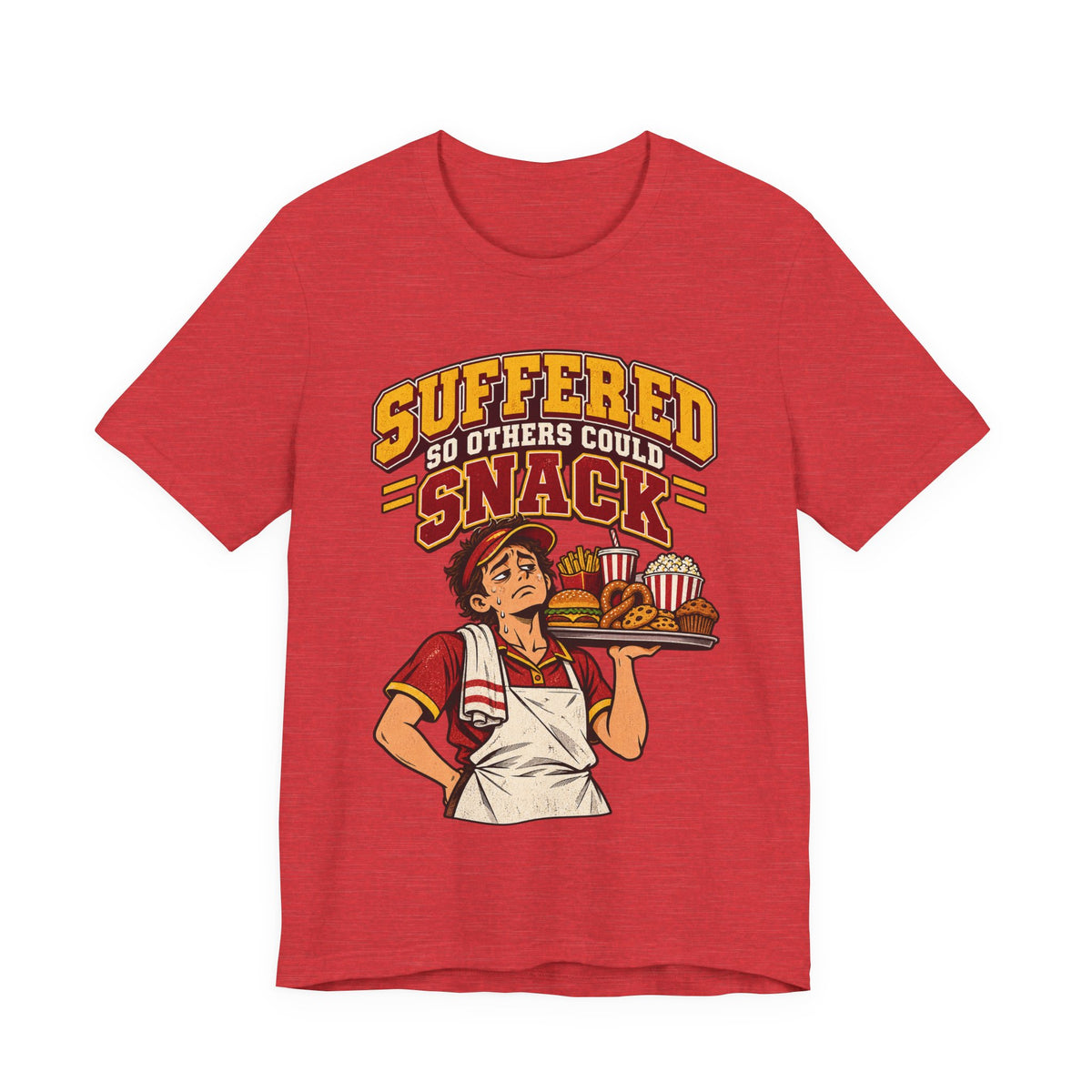 Suffered So Others Could Snack Funny Food Service T-Shirt