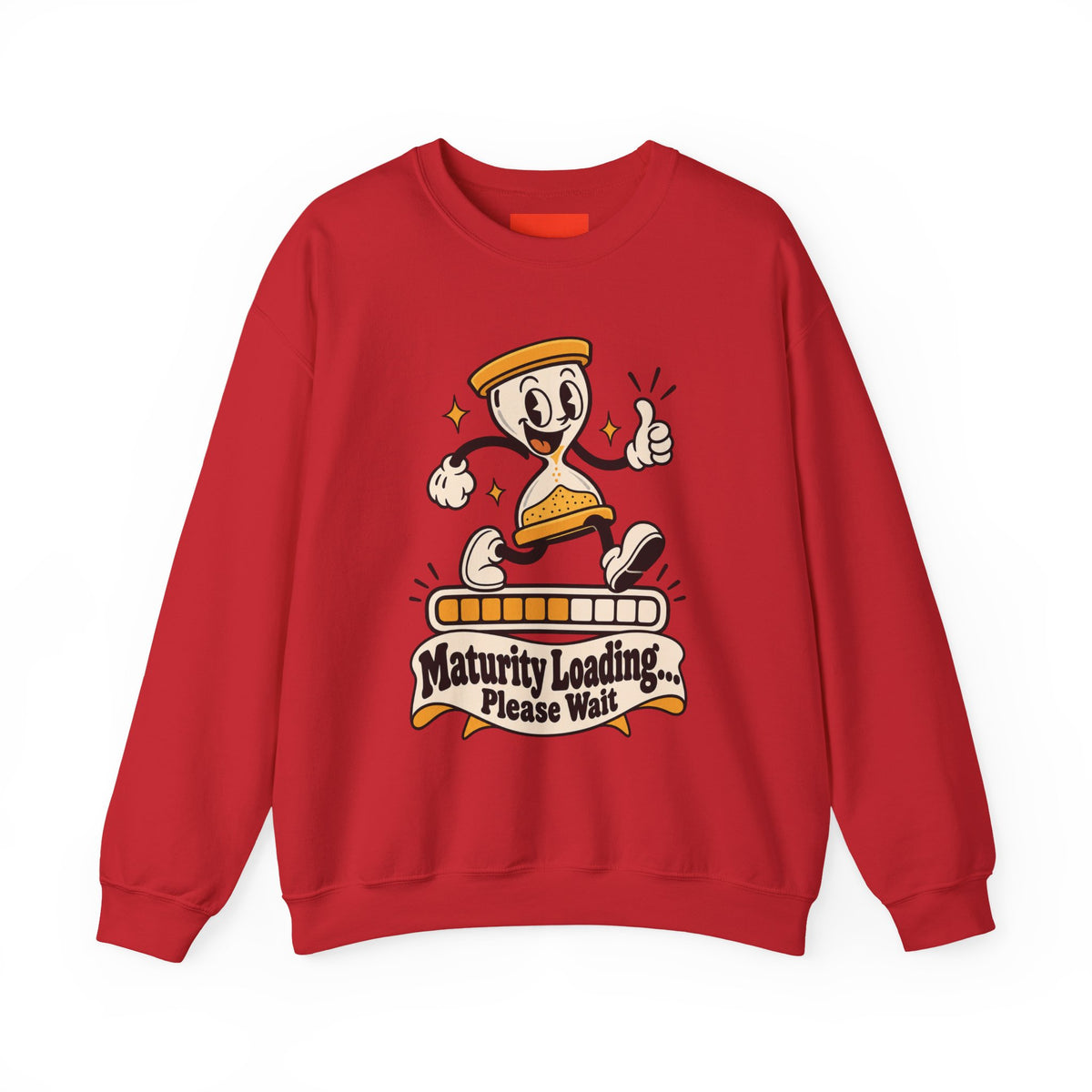 Maturity Loading... Please Wait Funny Self-Deprecating Sweatshirt