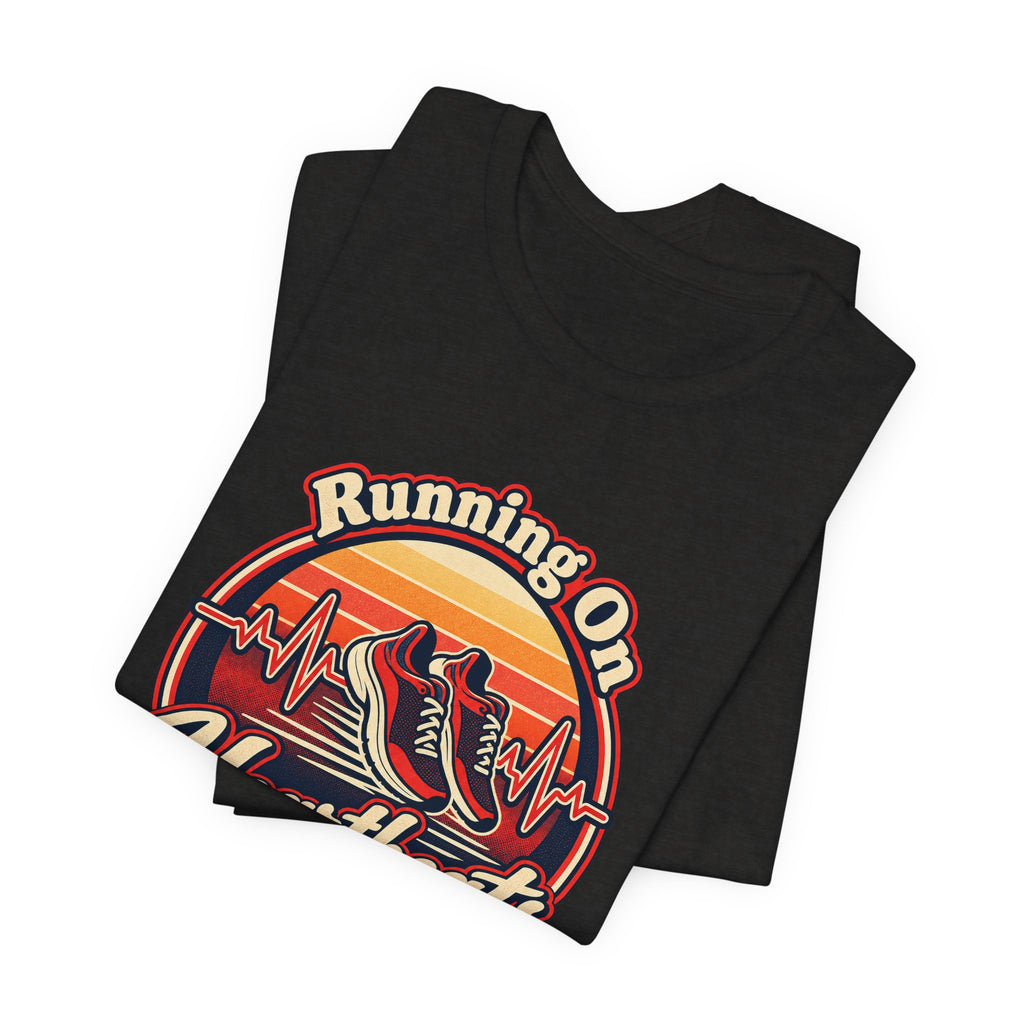 Running On Heartbeats and Hustle Funny Nurse T-Shirt