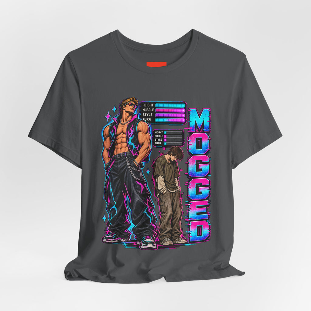 MOGGED Funny Y2K Graphic T-Shirt