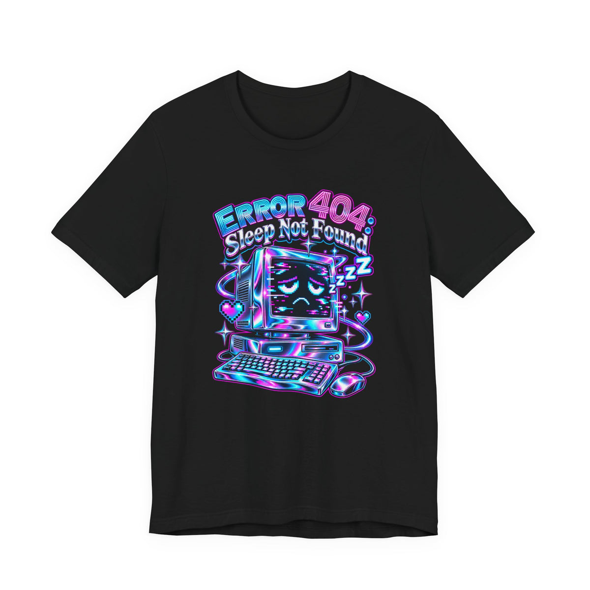 Error 404: Sleep Not Found Funny Programmer T-Shirt
