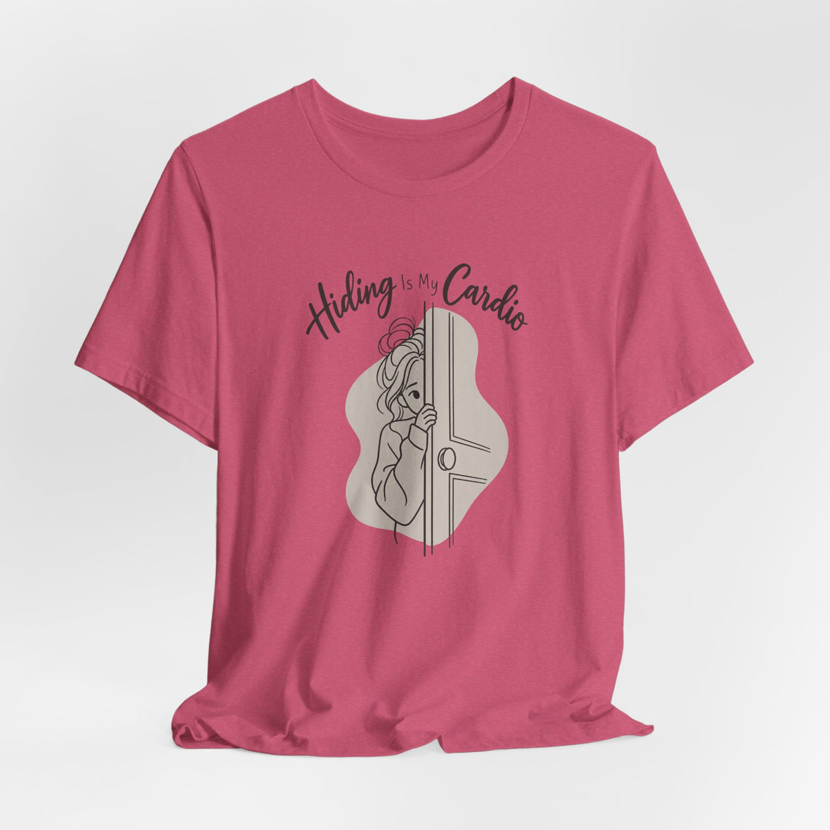 Hiding Is My Cardio Funny Introvert T-Shirt