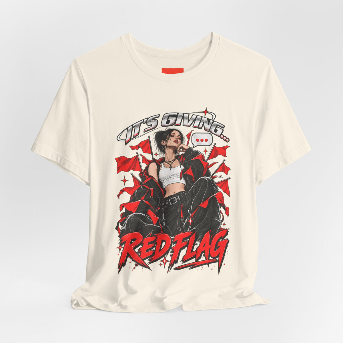 IT’S GIVING… RED FLAG Funny Graphic T-Shirt