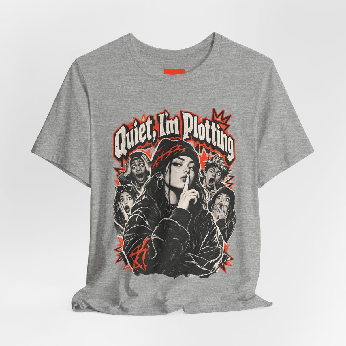 Quiet, I'm Plotting Funny Sarcastic Streetwear T-Shirt