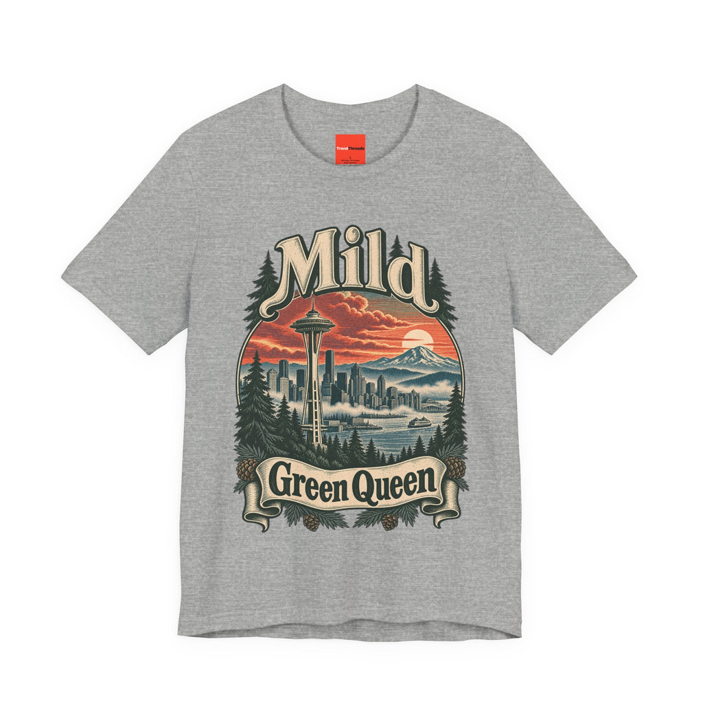 Mild Green Queen Funny Sarcastic Retro T-Shirt