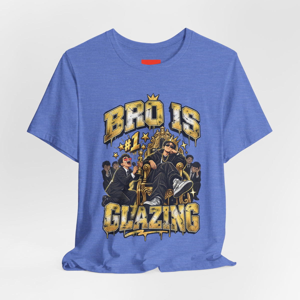 BRO IS GLAZING Funny Streetwear T-Shirt