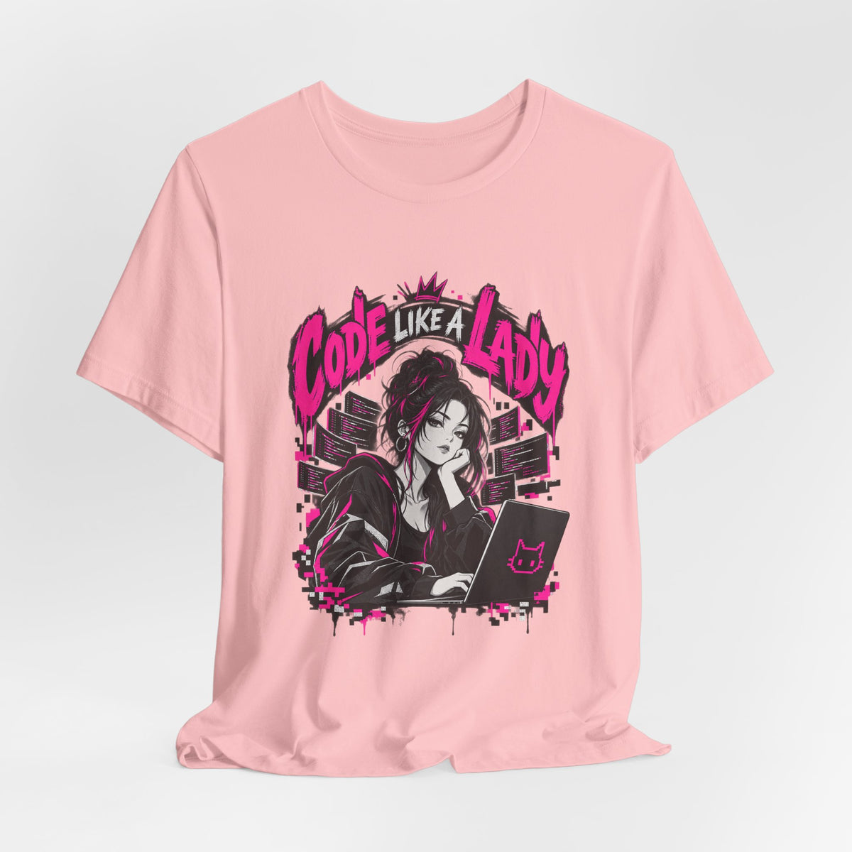 Code Like A Lady Funny Programmer T-Shirt