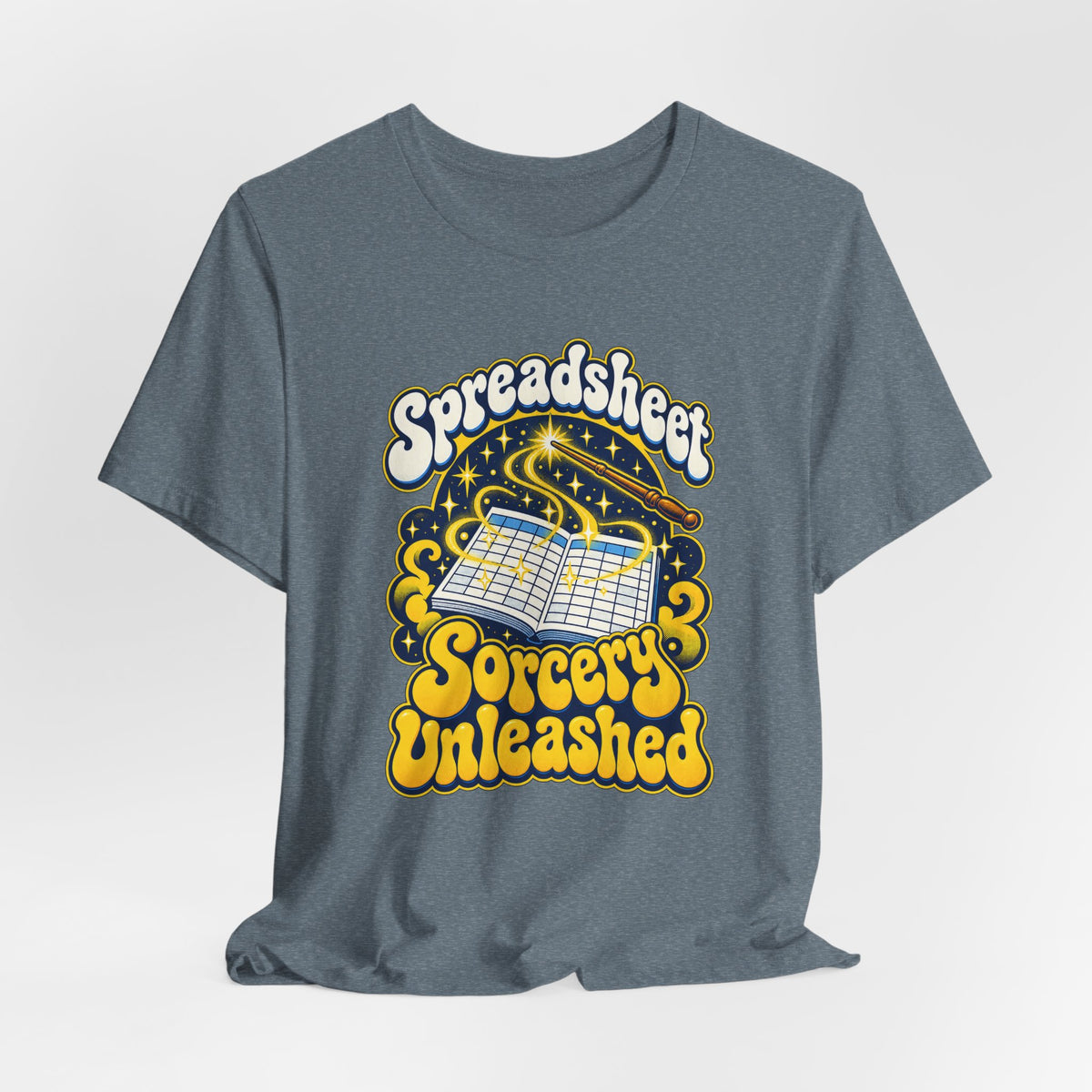 Spreadsheet Sorcery Unleashed Funny Office Humor T-Shirt