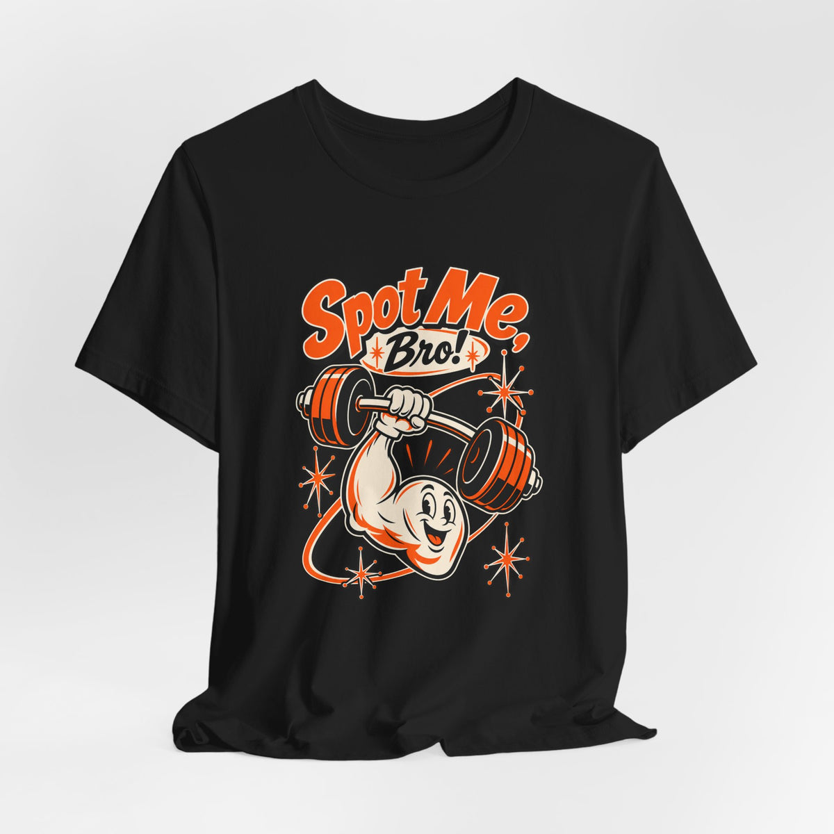 Spot Me, Bro! Funny Fitness T-Shirt