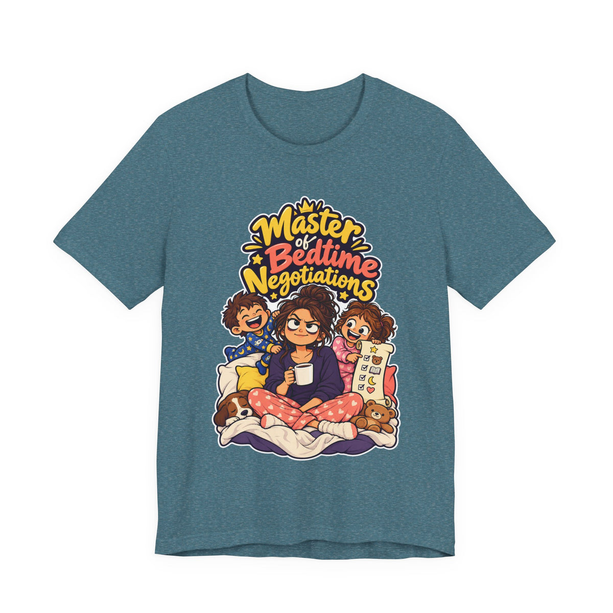 Master of Bedtime Negotiations Funny Parent Humor T-Shirt