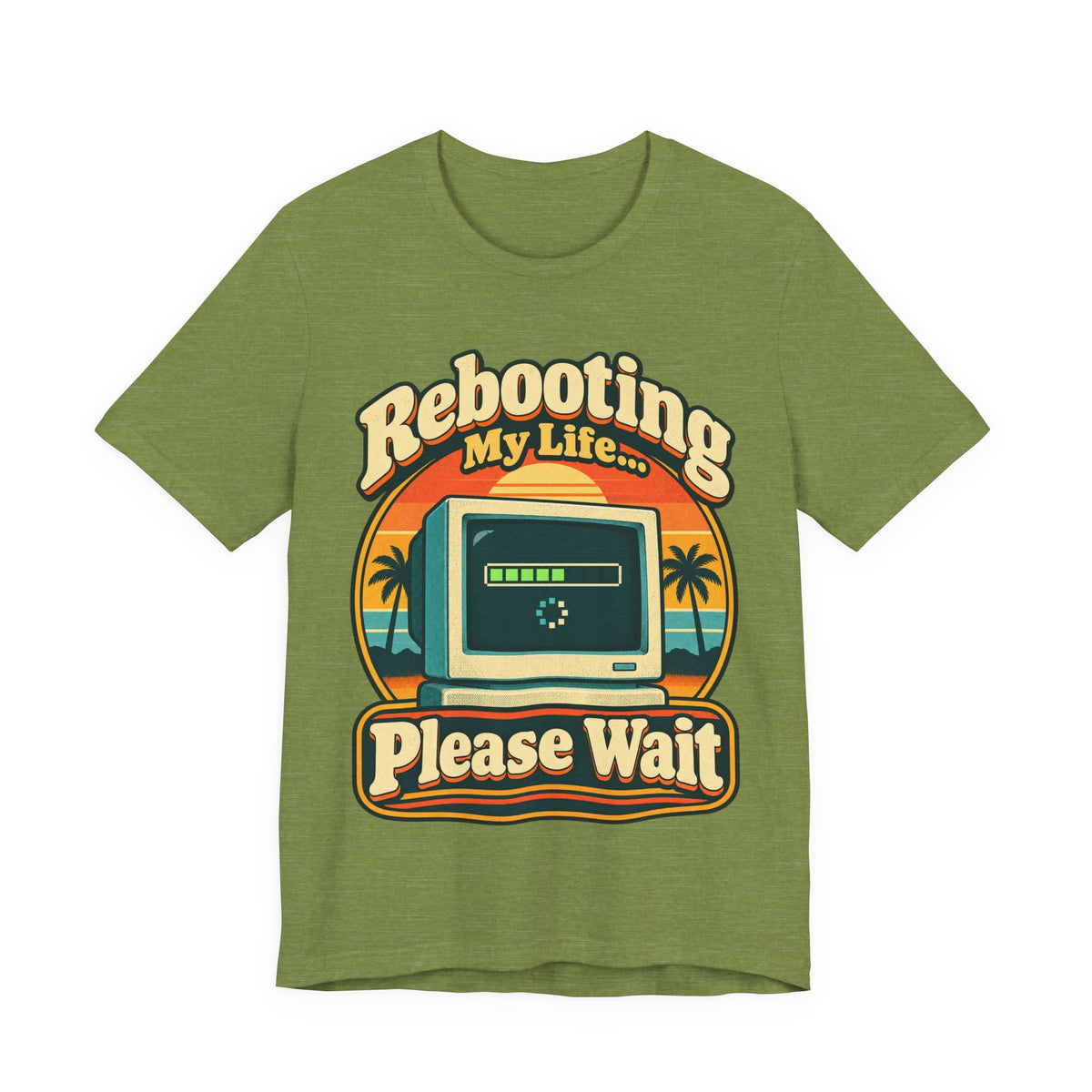Rebooting My Life... Please Wait Funny Tech T-Shirt