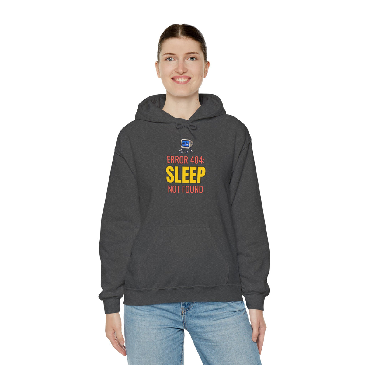 Error 404: Sleep Not Found Funny Programmer Hoodie