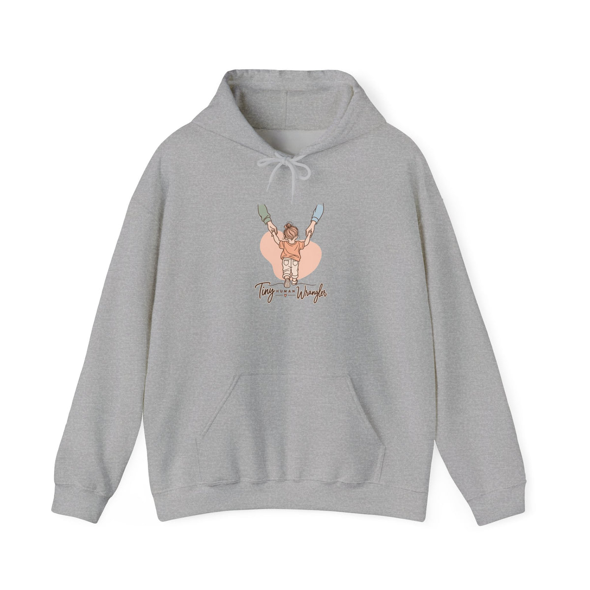 Tiny Human Wrangler Funny Parent Hoodie