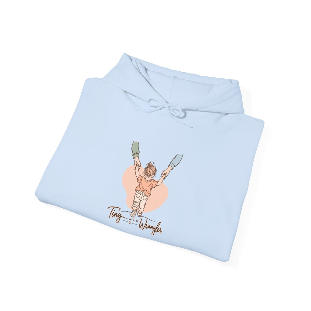 Tiny Human Wrangler Funny Parent Hoodie