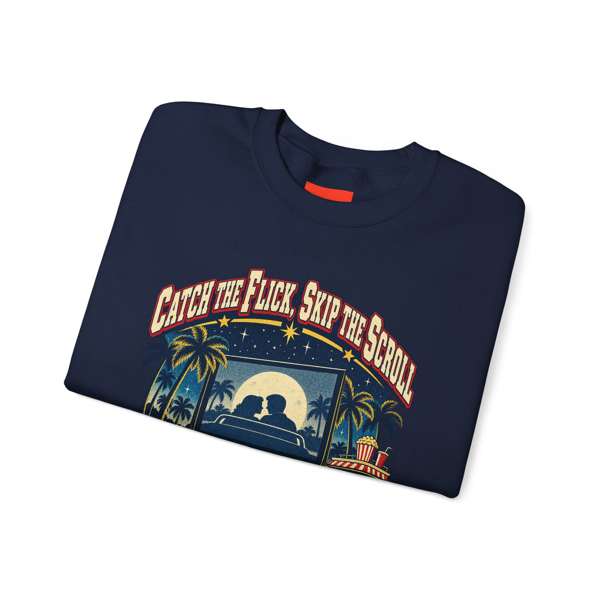 Catch the Flick, Skip the Scroll Funny Programmer Sweatshirt