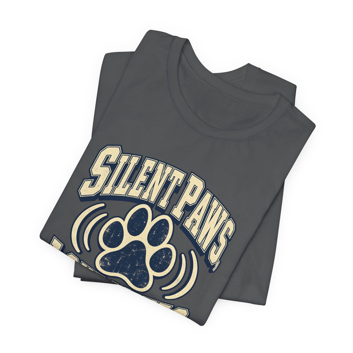 Silent Paws, Loud Moves Funny Cat Lover T-Shirt