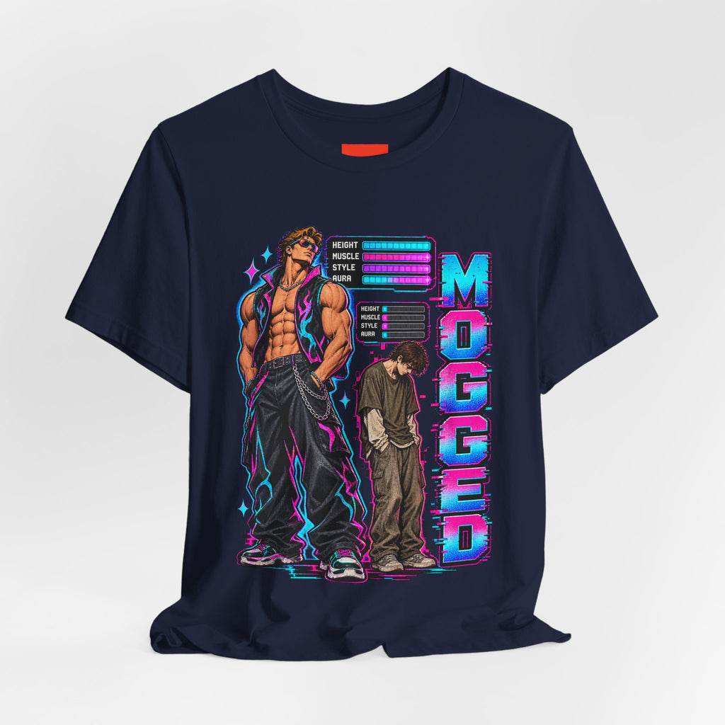 MOGGED Funny Y2K Graphic T-Shirt