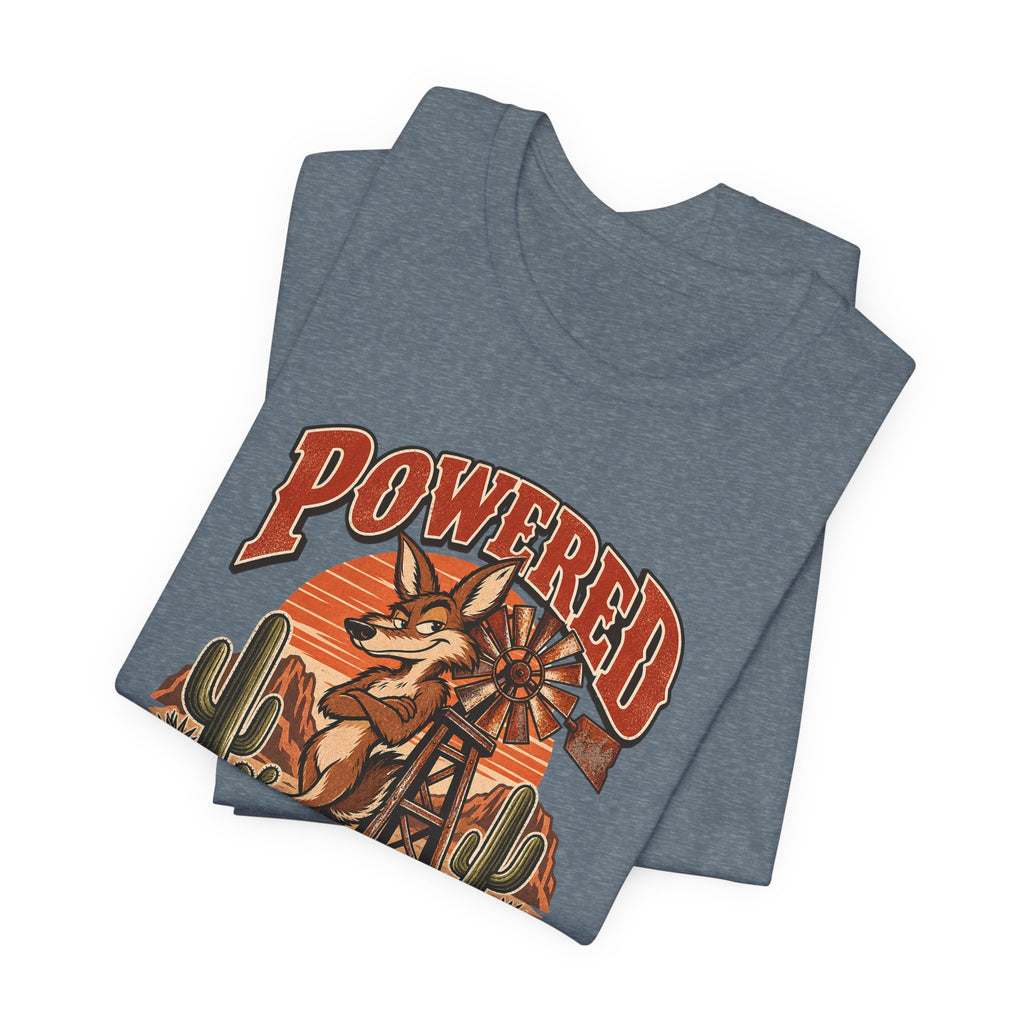 Powered By Passive Aggression Funny Western Ranch T-Shirt